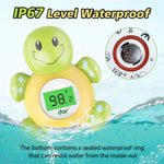 Safe Baby Bath Thermometer with Color Display and Warning System