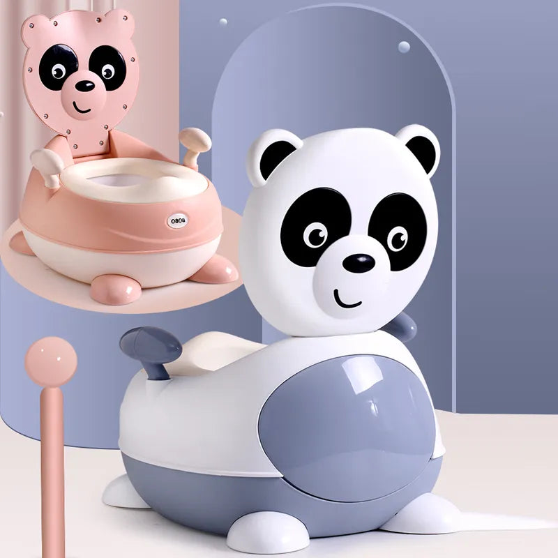 Kindertöpfchen in Panda-Design – Weiches Baby-Töpfchen mit PU-Sitz