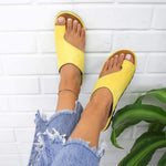 Orthopädische Damensandalen mit Zehenkorrektur