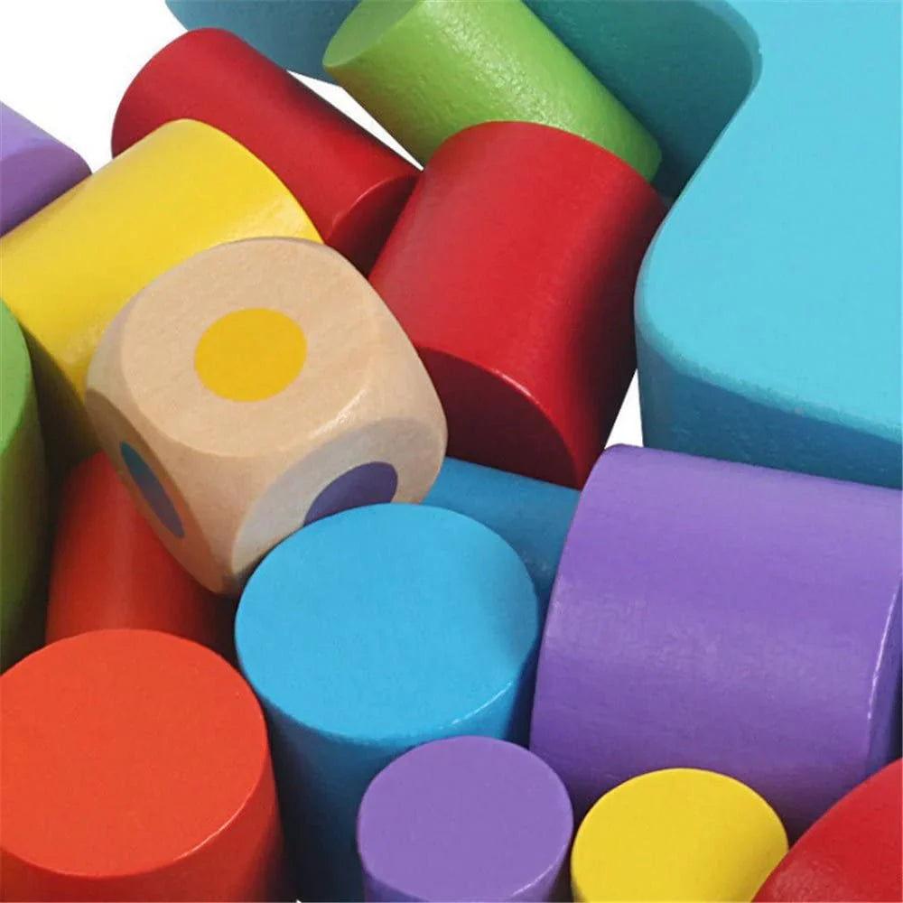 Farbenfrohes Stapelspielzeug – Lernspielzeug mit Formen für Kinder
