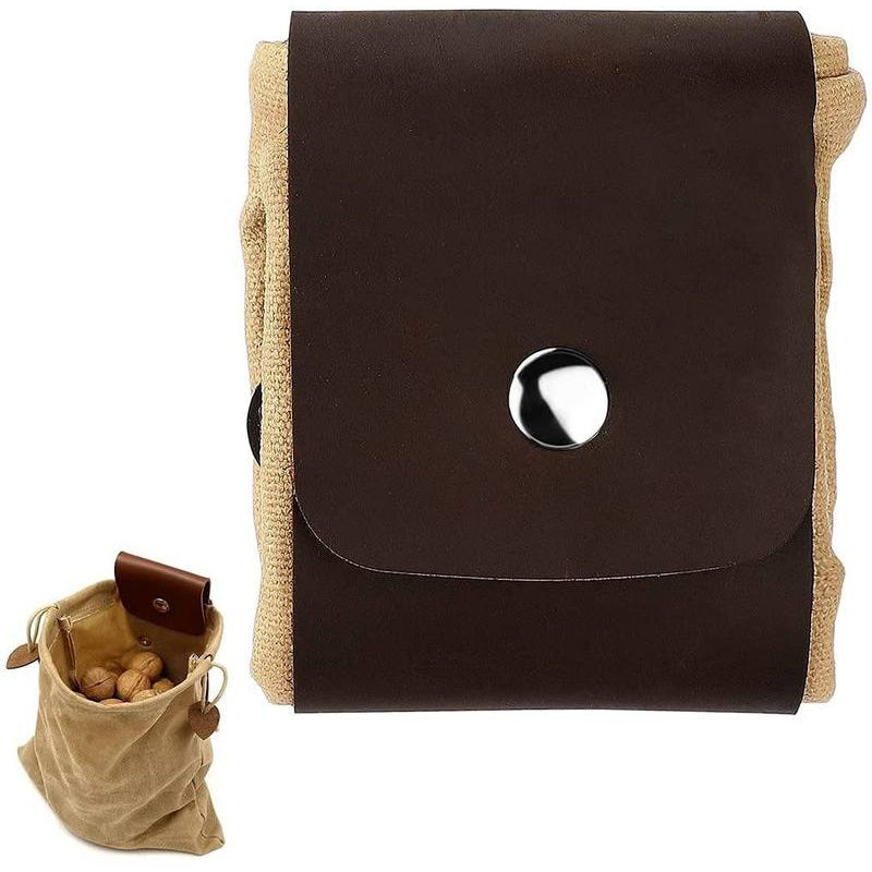 Leder- und Canvas-Bushcraft-Tasche