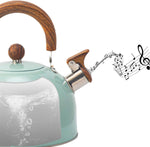 Pfeifender Wasserkocher aus Edelstahl – Automatischer Auslöser für Induktion und Gas (2,5L & 3L)