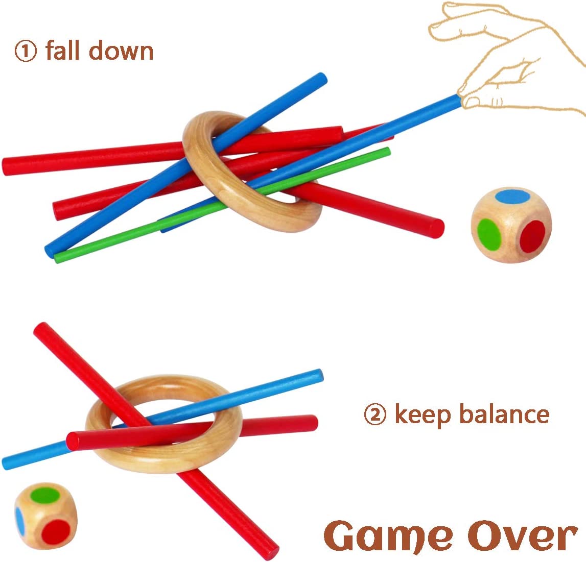 Geschicklichkeitsspiel für Balance und Koordination
