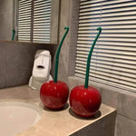 Elegant Toilet Brush Set with Ergonomic Handle and Scratch-Resistant Bristles