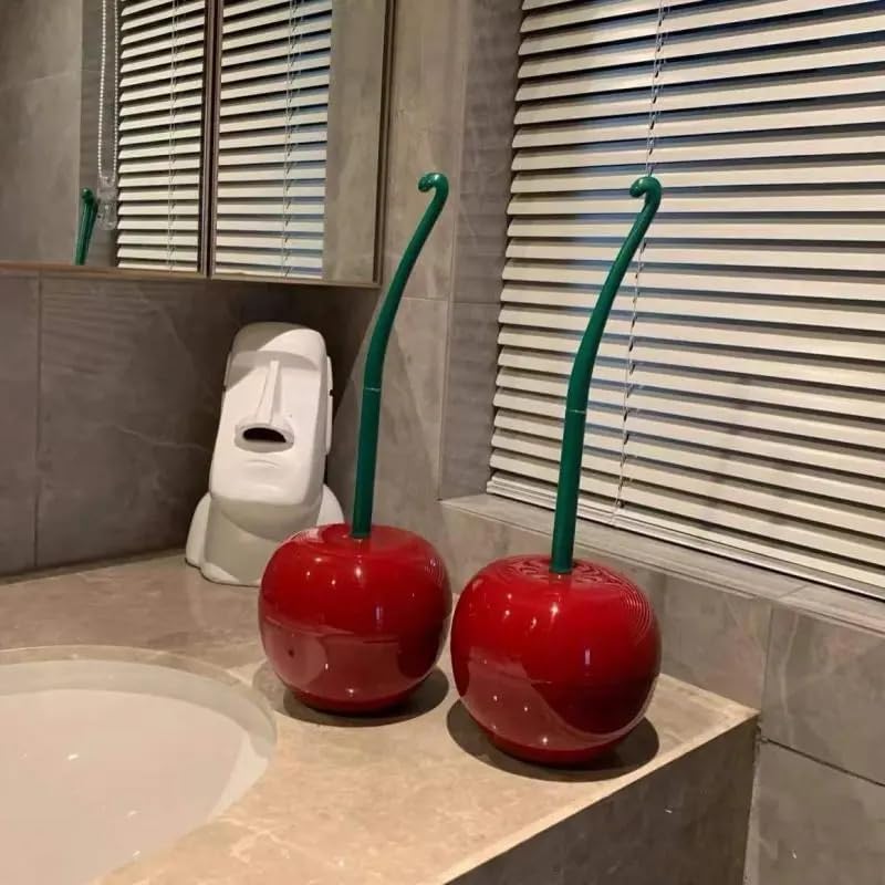 Elegant Toilet Brush Set with Ergonomic Handle and Scratch-Resistant Bristles