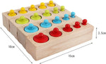 Holz Sortierspielzeug für Zylinder – Montessori Sortierset