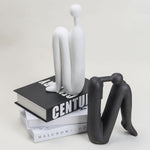 Artful Metal Bookends for Stylish Order