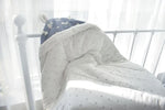 Kuscheldecke für Babys mit Kapuze – Fleece-Decke mit Ohren