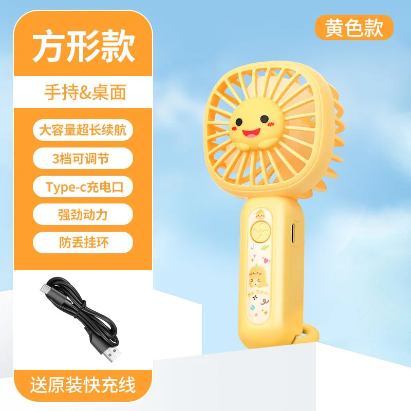 Breezy Friend – Portable Mini Fan with USB Charging