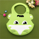 Buntes Silikon-Lätzchen Set für Babys mit Tiermotiven