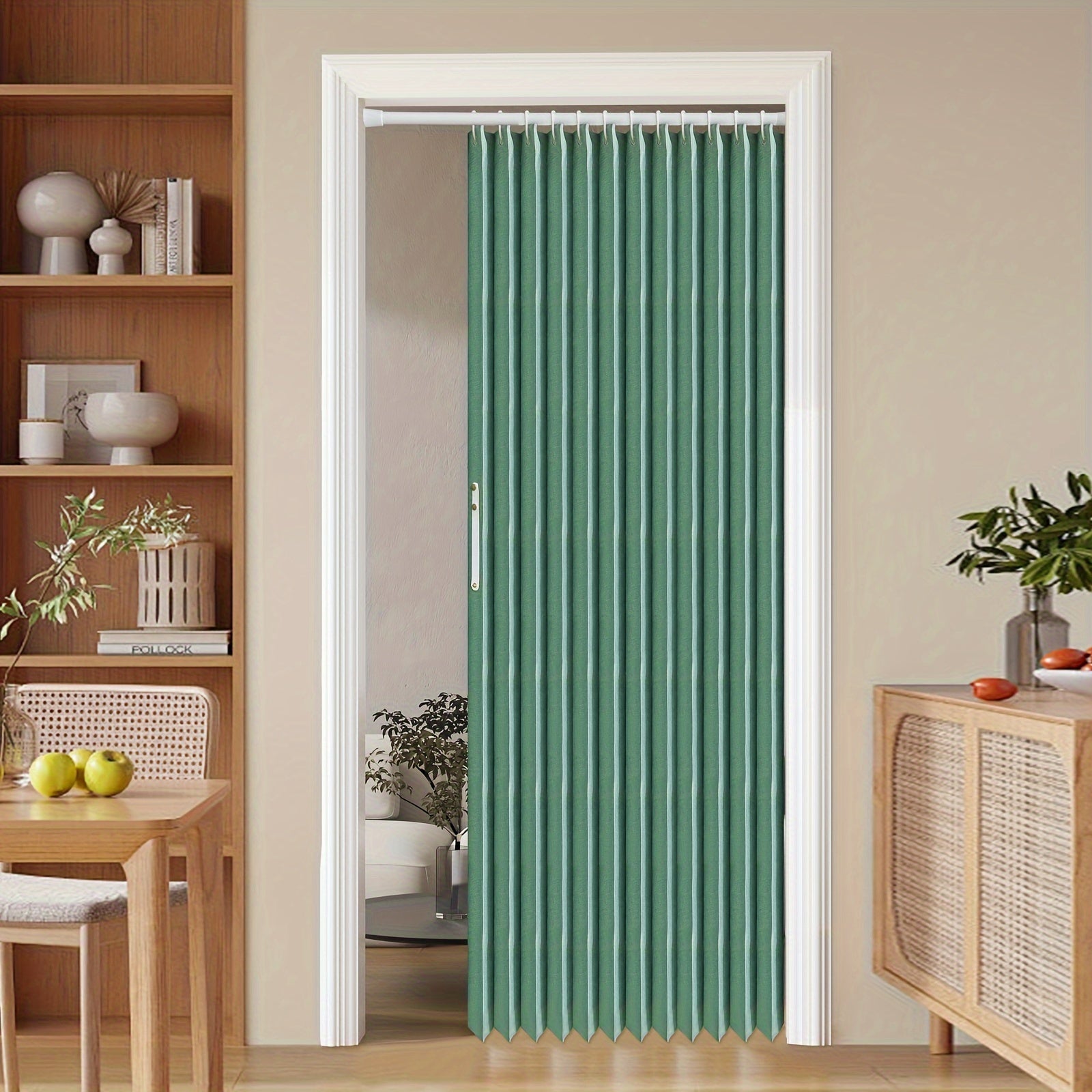 Farbenfrohe Magnetische Faltvorhang – Platzsparende Trennwand für Zuhause und Büro