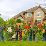 Colorful Metal Fence – Add new sparkle to your garden