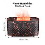 Flaming Elegance: Aroma Diffuser with Soothing Flame Effect