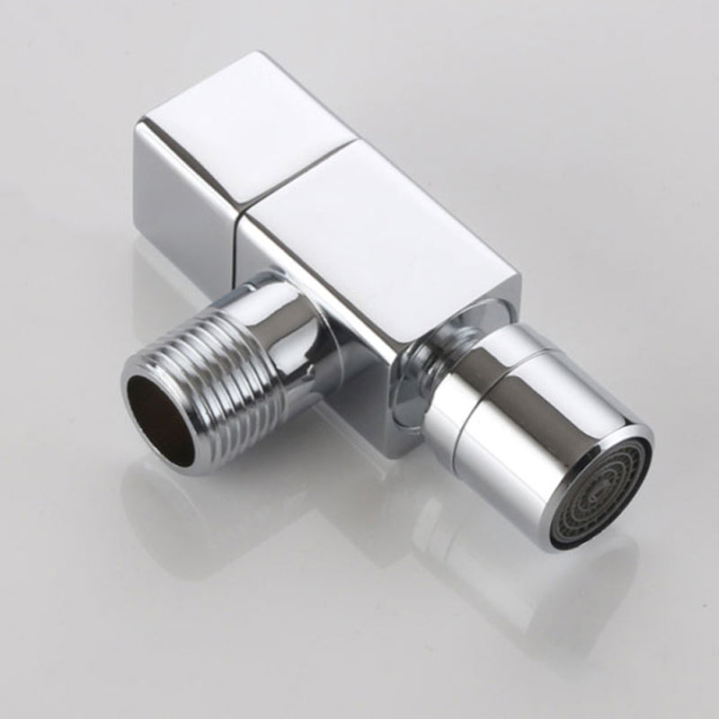 Eleganter Wandhahn mit Knopfgriff aus massivem Messing