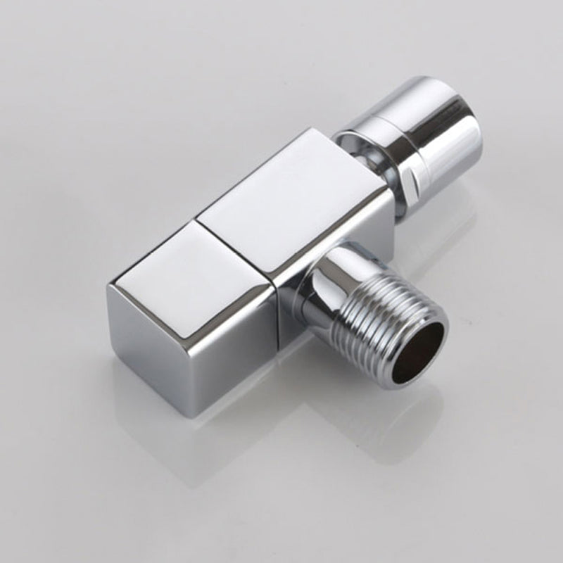 Eleganter Wandhahn mit Knopfgriff aus massivem Messing
