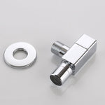 Eleganter Wandhahn mit Knopfgriff aus massivem Messing