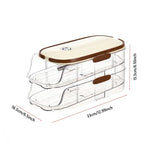 Egg Roller Refrigerator Organizer | Automatic Storage System