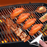 Edelstahl Grillspieße mit praktischer Schaufel (3er Set)