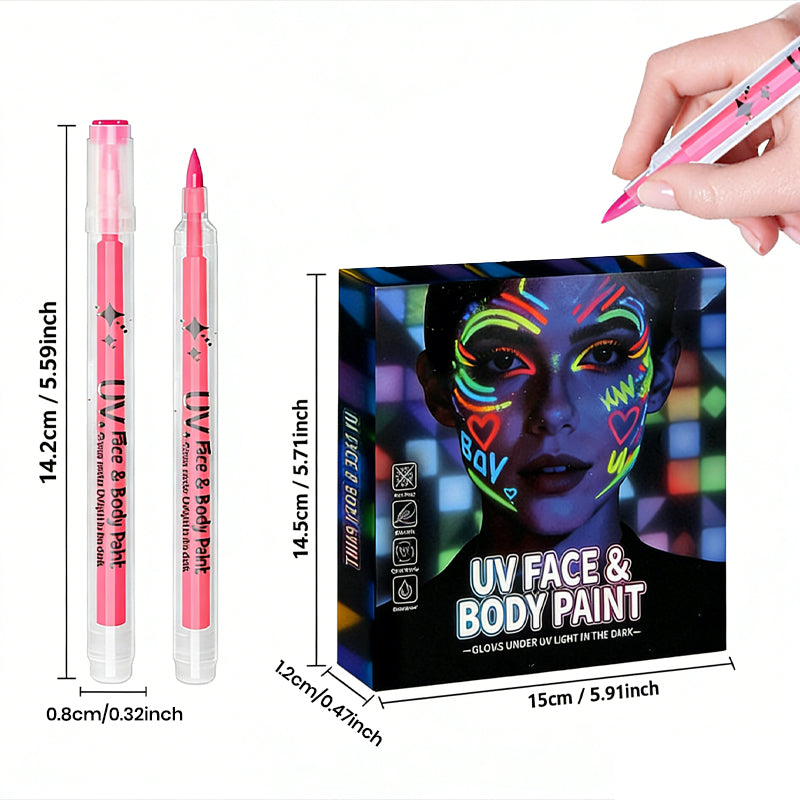 NeonGlow – Radiant Face Paint for Unforgettable Moments