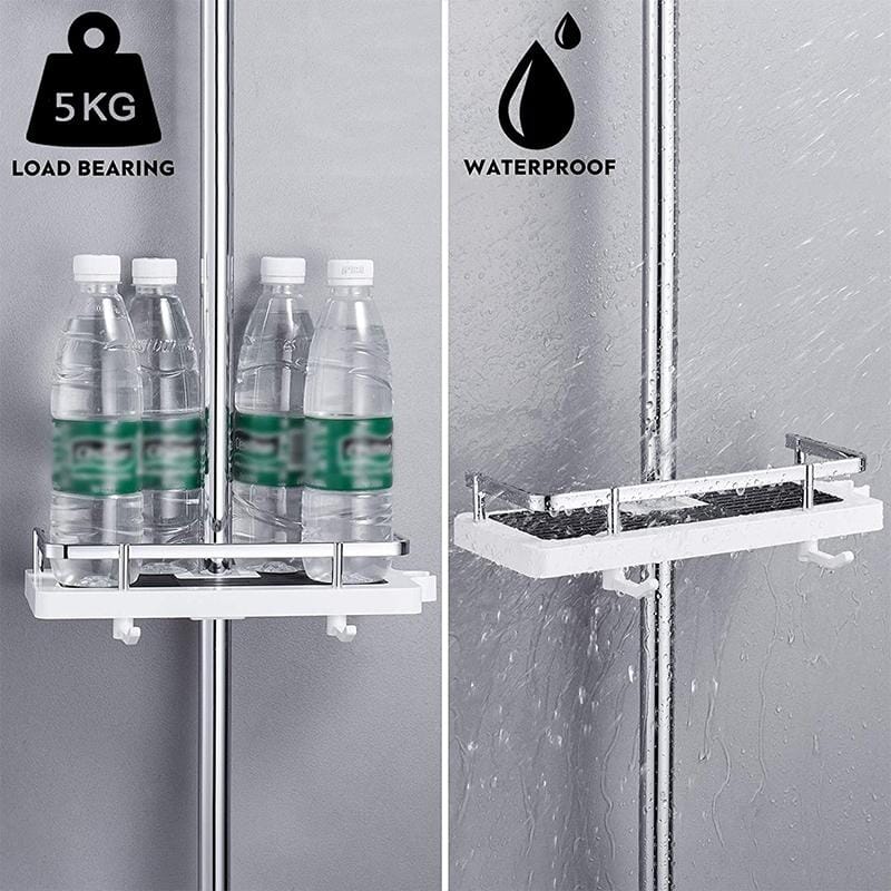 Badezimmer Duschregal zur Aufbewahrung – Stangenhalter