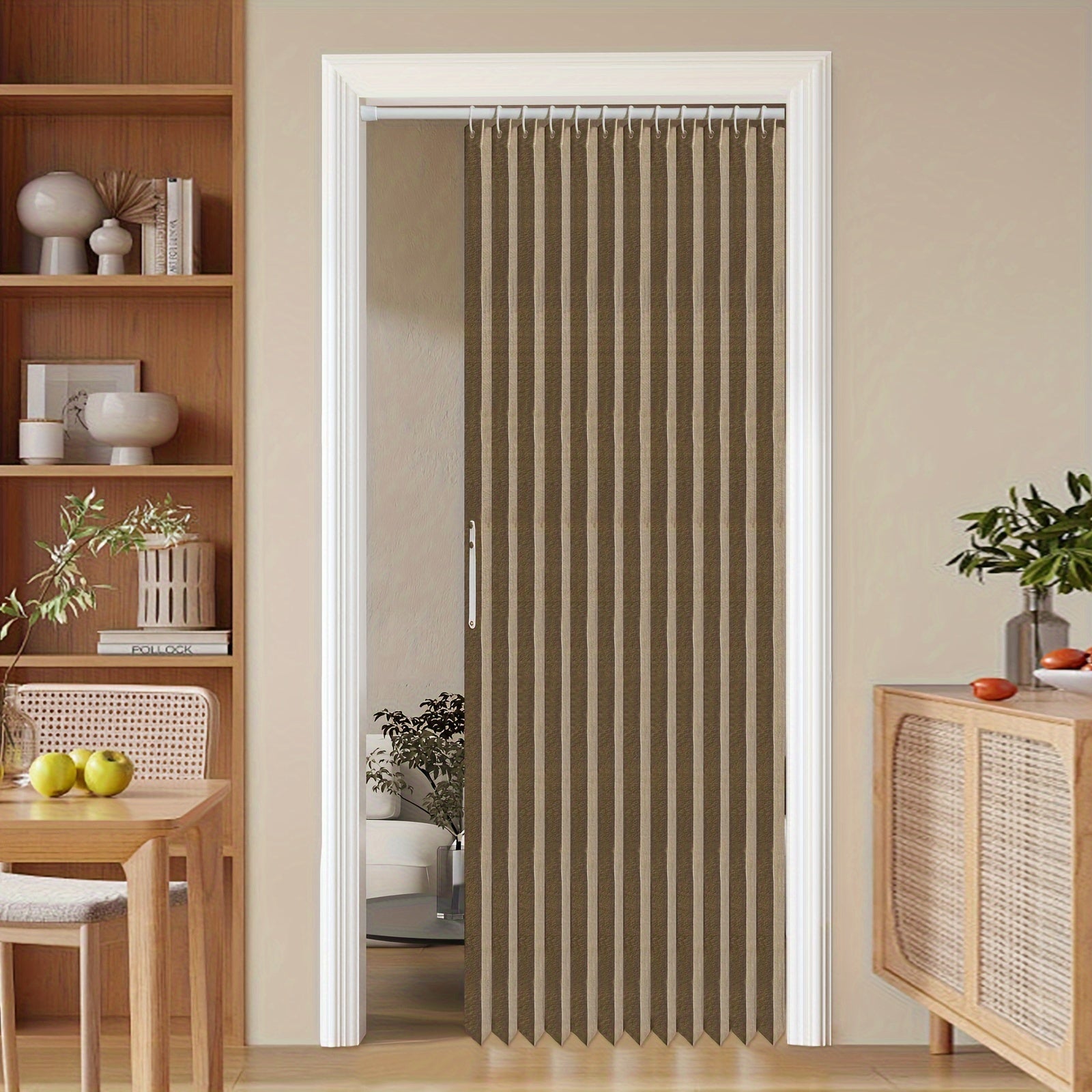 Farbenfrohe Magnetische Faltvorhang – Platzsparende Trennwand für Zuhause und Büro