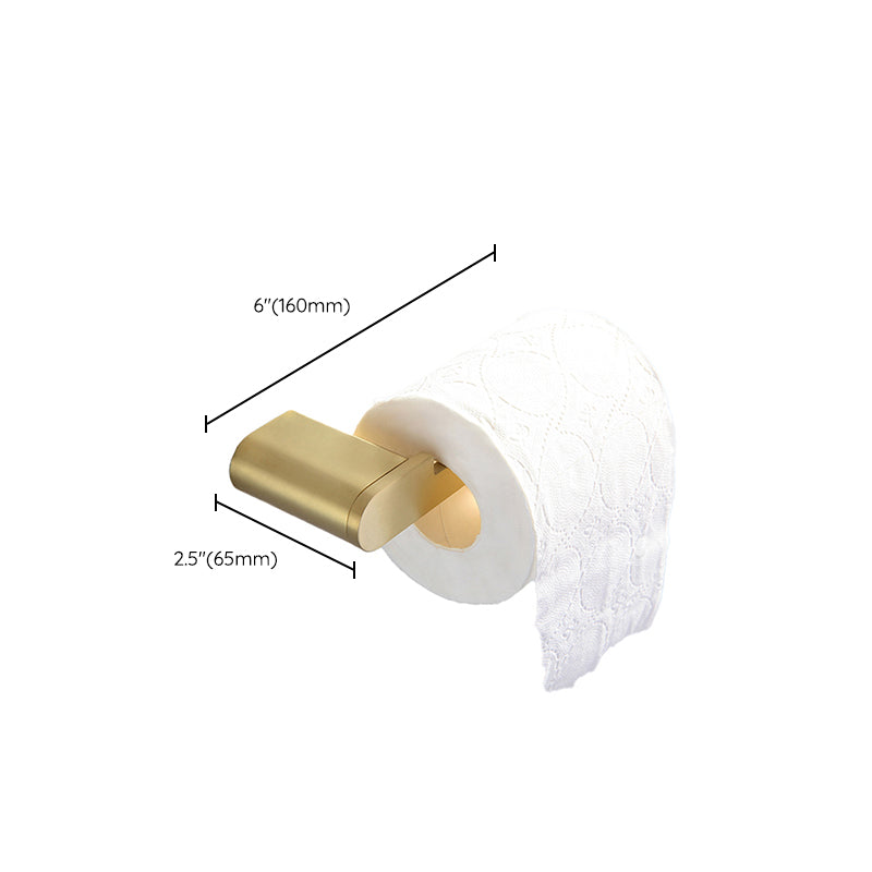 Elegantes Badezimmer-Set mit goldenen Handtuchhaltern