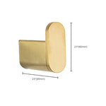 Elegantes Badezimmer-Set mit goldenen Handtuchhaltern