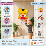 Basketball Set für Kinder mit niedlichen Tiermotiven
