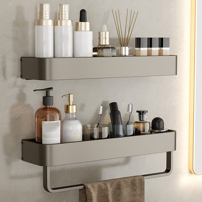 Stilvolles Aluminium-Badregal Set in Grau für Ihr Badezimmer
