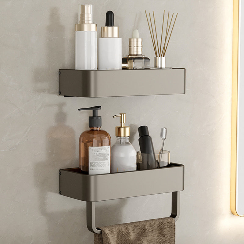 Stilvolles Aluminium-Badregal Set in Grau für Ihr Badezimmer