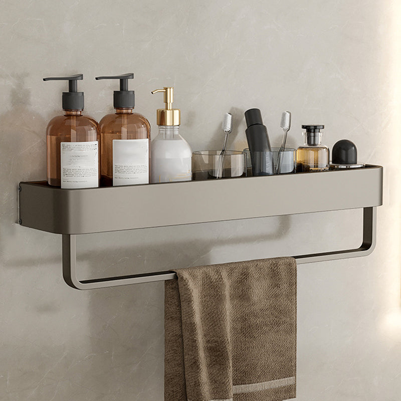 Stilvolles Aluminium-Badregal Set in Grau für Ihr Badezimmer