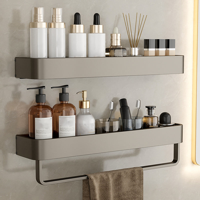 Stilvolles Aluminium-Badregal Set in Grau für Ihr Badezimmer