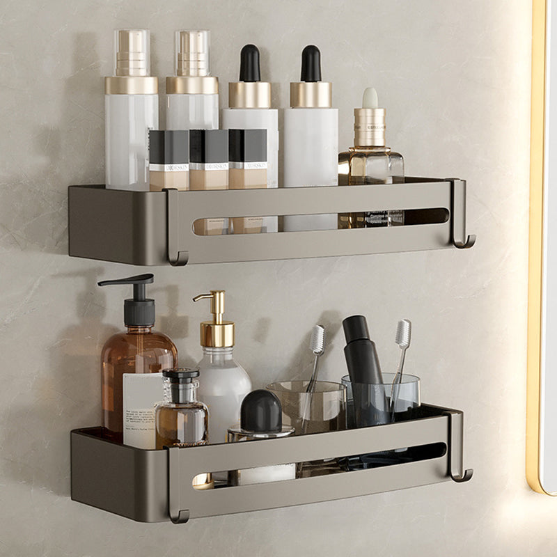Stilvolles Aluminium-Badregal Set in Grau für Ihr Badezimmer