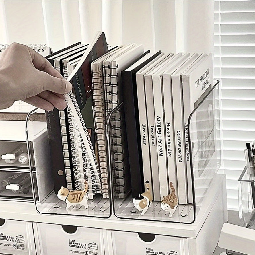 Buchstütze mit klarem Bogen-Design