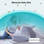 Reisewiege für Babys – Faltbar mit Moskitonetz und Tragetasche