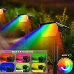 Farbige Solarleuchten für Ihren Garten | 37 RGB-LEDs | IP65