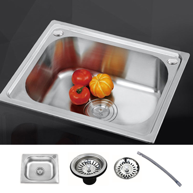 Eleganter Küchenspüle mit schmutzabweisender Oberfläche und Abflussset