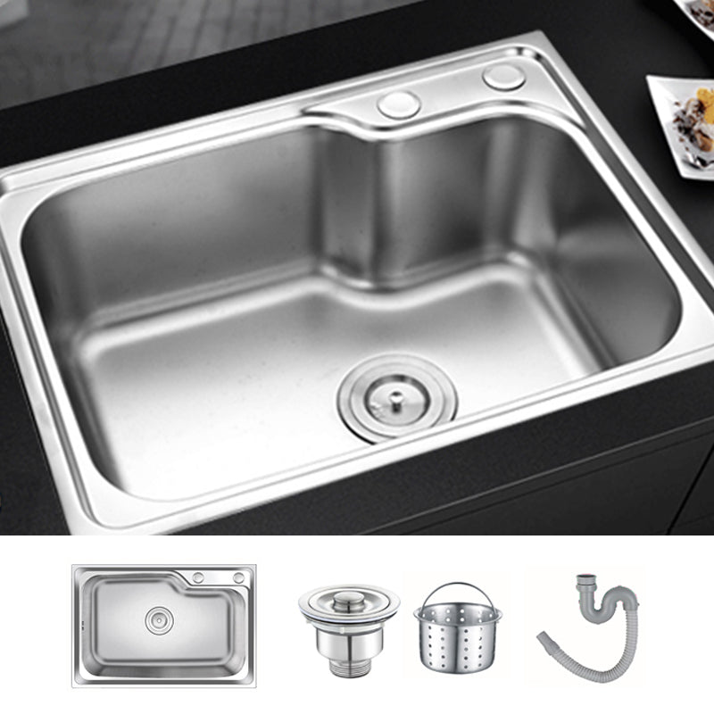 Eleganter Küchenspüle mit schmutzabweisender Oberfläche und Abflussset