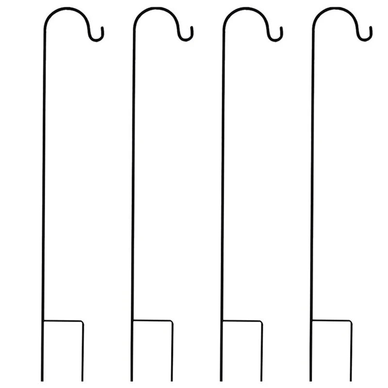 Elegant Garden Hook Made of Robust Metal | 76 cm | Black