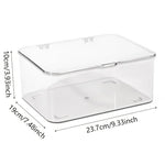 Elegante Acryl-Aufbewahrungsbox | Vielseitiger Organizer für Zuhause