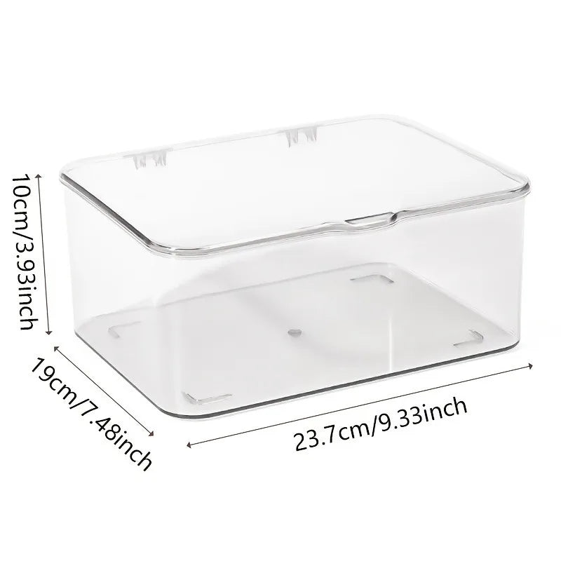 Elegante Acryl-Aufbewahrungsbox | Vielseitiger Organizer für Zuhause