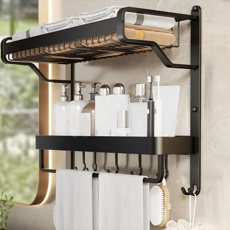 Elegantes Badezimmer-Set in Matt-Schwarz – Stilvolle Aufbewahrungslösungen