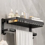 Elegantes Badezimmer-Set in Matt-Schwarz – Stilvolle Aufbewahrungslösungen