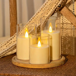 Atmospheric LED candles for a safe ambiance