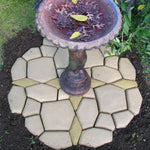Gestalten Sie Ihre Gartenwege mit dem innovativen Beton-Schablonen-Set