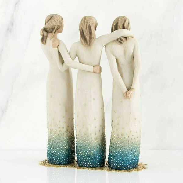 Verbundenheit in Kunst: Resinfigur Drei Frauen