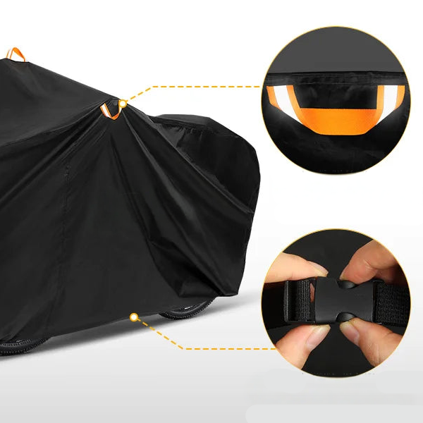Weatherproof bicycle cover for optimal protection