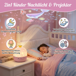Nachtlicht und Projektor für Kinder im 2-in-1 Design