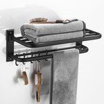 Elegantes Badezimmer-Accessoire-Set in Matt Schwarz