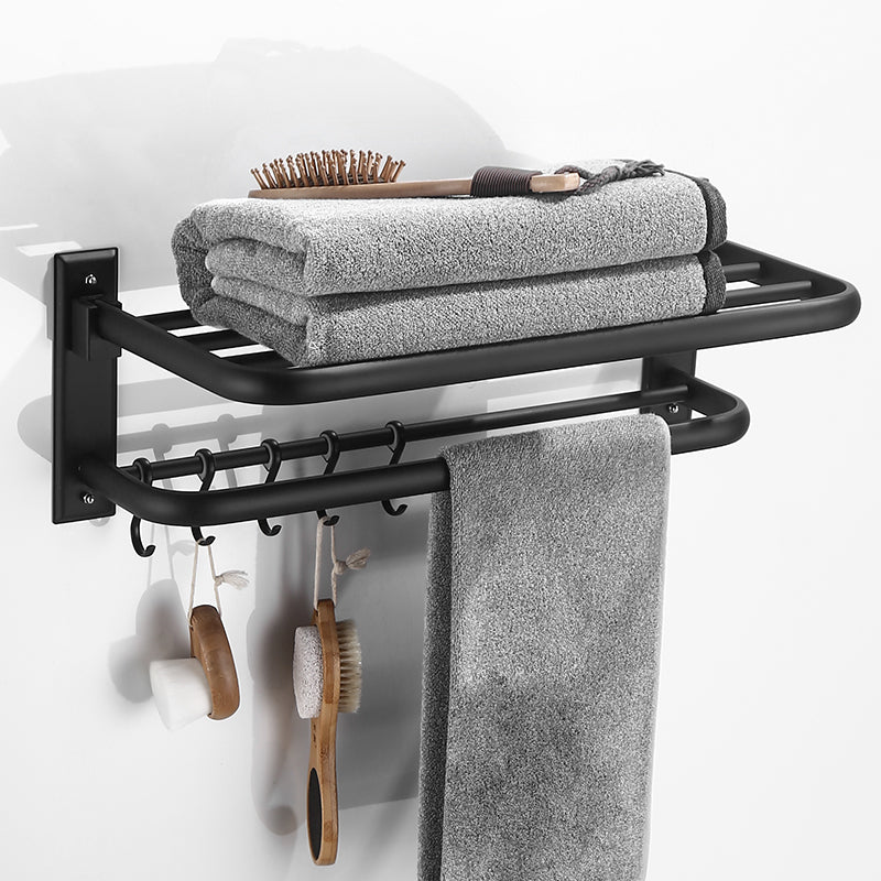 Elegantes Badezimmer-Accessoire-Set in Matt Schwarz